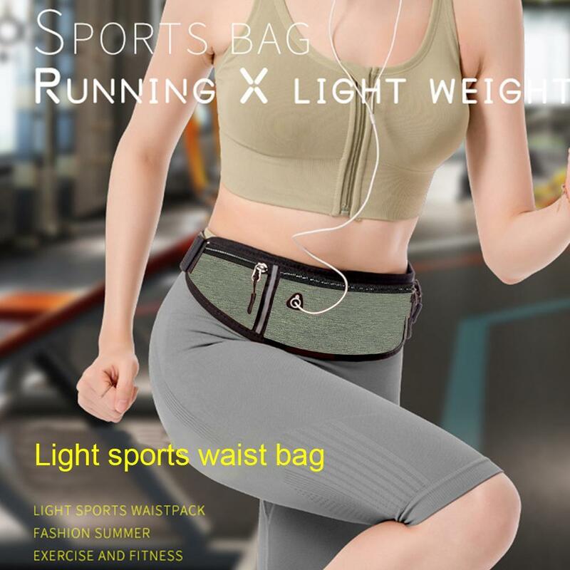Professional Running Waist Bag Reflective Strip Safety Sports Belt Pouch Mobile Phone Case Men Women Gym Sports Fanny Pack