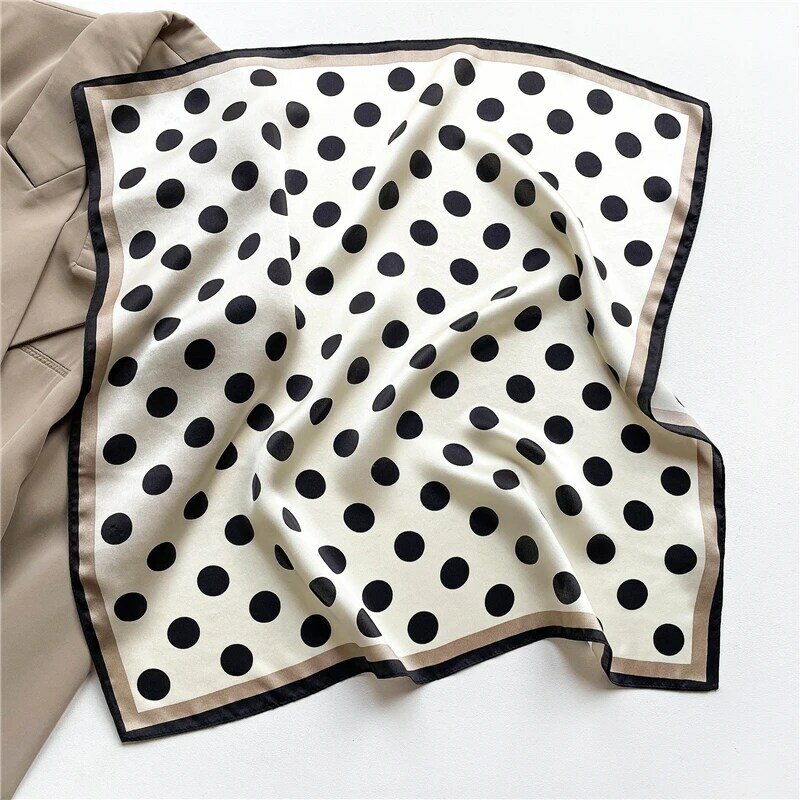 Moda 100% natural lenço de seda feminino pescoço capa lady square cachecóis foulard neckerchief bandana verão pequeno impresso bandana