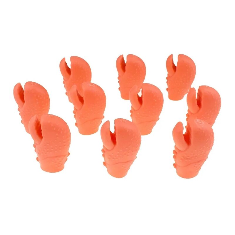 Novelty Funny Hot TPR Lobster Claw Pincers Finger Puppet Simulation Crab Clip Finger Cover Toys Storytelling Props Prank Toys