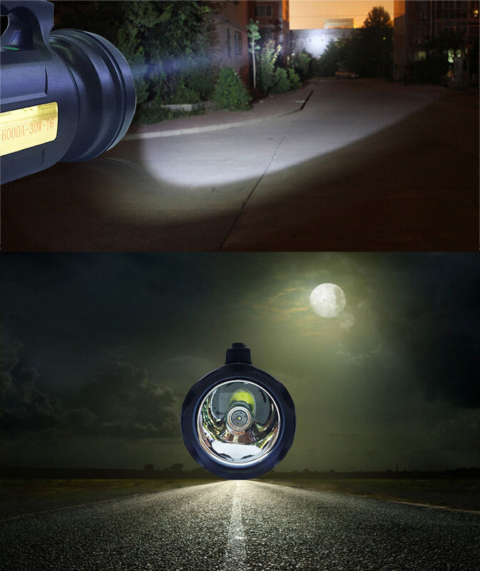 TD-6000A 30W Long Beam Distance Outdoor Portable Searchlight Spotlight for Night Hiking Hunting Camping and etc