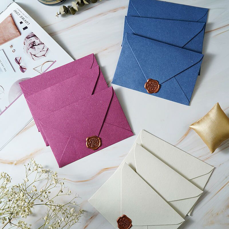 10pcs/lot Envelope High-grade 250g Paper Small Business Supplies Envelopes for Wedding Invitations Stationery Postcards