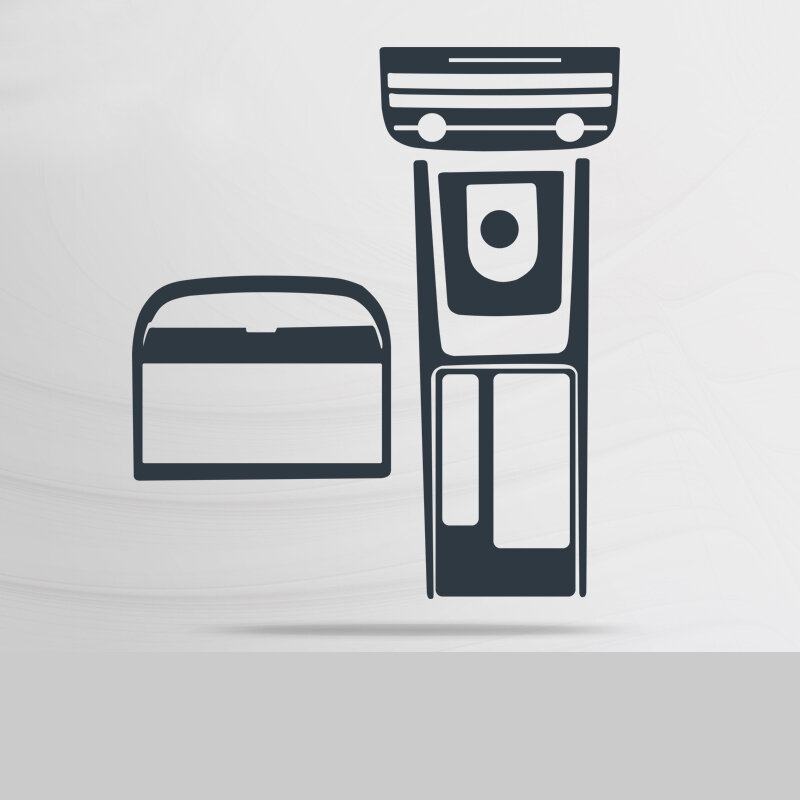 طبقة واقية شفافة من مادة البولي يوريثان لهواتف جاكوار F-Pace 2016-2019 ملصقات داخلية للسيارة معدات تحكم مركزية لوحة هوائي لباب الملاحة