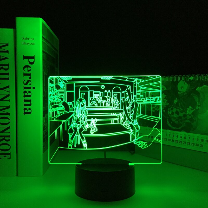Goodnight Punpun LED Light for Bedroom Decoration Nightlight Birthday Gift Manga Goodnight Punpun Anime 3D Table Lamp Factory