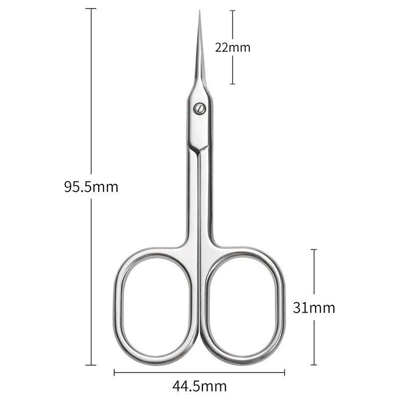 Forbici per cuticole per unghie Sharp curve Trimmer rimozione della pelle morta Manicure Clipper Pedicure Cutter strumenti professionali per Nail Art