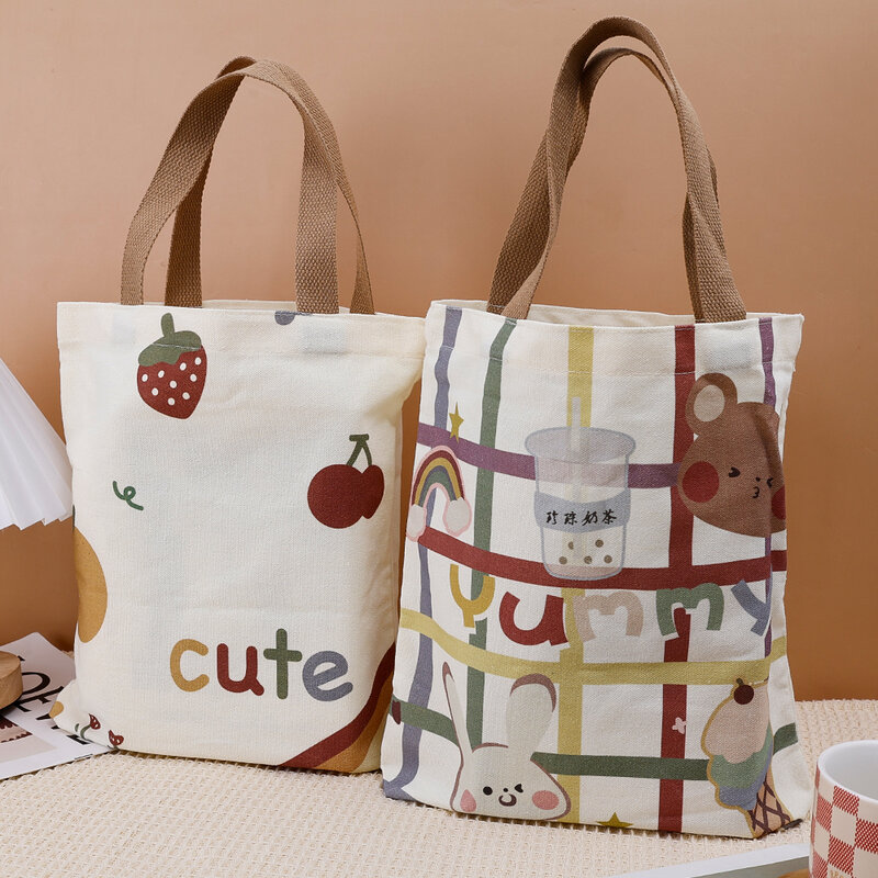 Borse a tracolla in tela di nuova moda giapponese per le donne borse a tracolla piccole in stile giapponese per Shopper Casual