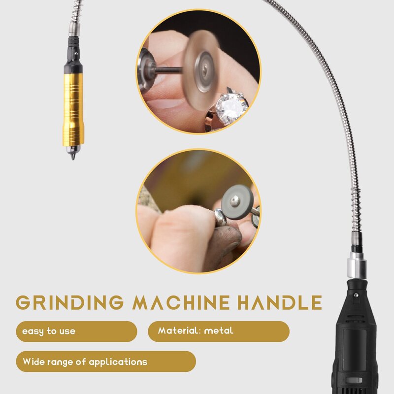 Engraving Machine Flexible Shaft 6mm Flexible Shaft Head Power Tool Electric Drill Handle Chuck Mini Grinder Accessories