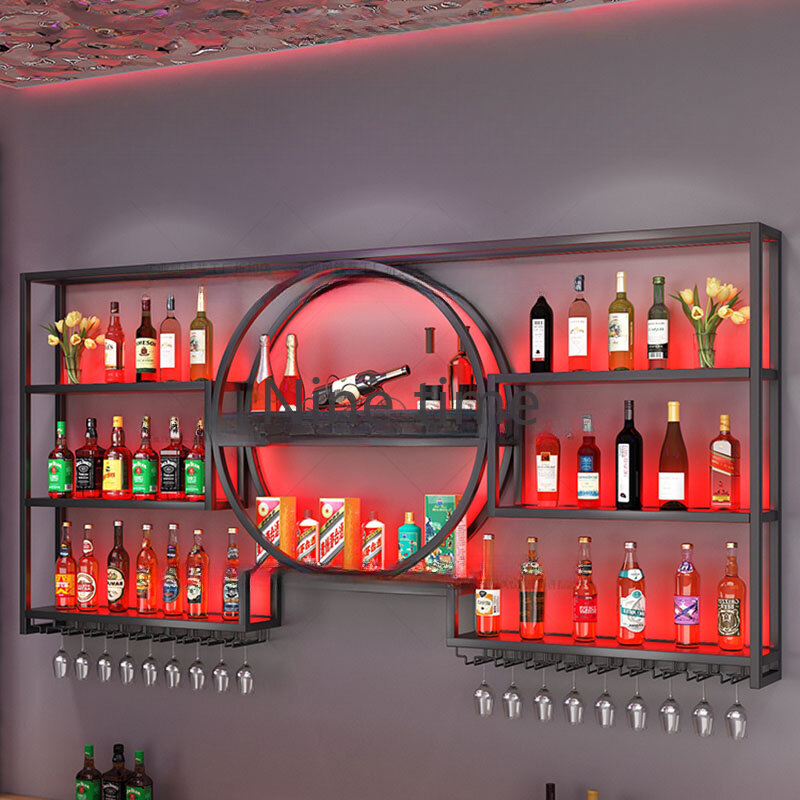 Металлические Винные Шкафы для буфета, современный промышленный держатель, маленький барный шкаф для хранения коктейлей, Armario Para Vinos, кухонная мебель