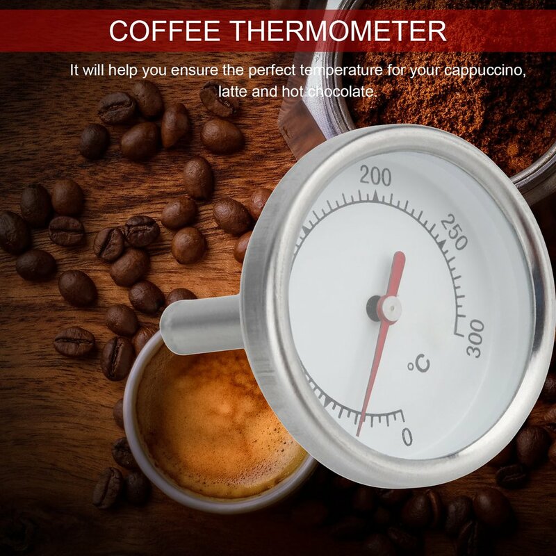 Мгновенное считывание, Кухонный Термометр из нержавеющей стали для приготовления пищи, взбивания кофе, молока, практичный Кухонный Термометр