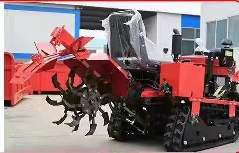 Microcultivador de tracción en las cuatro ruedas, cultivador rotativo diésel pequeño, máquina de arado agrícola, deshierbe y cultivador de suelo