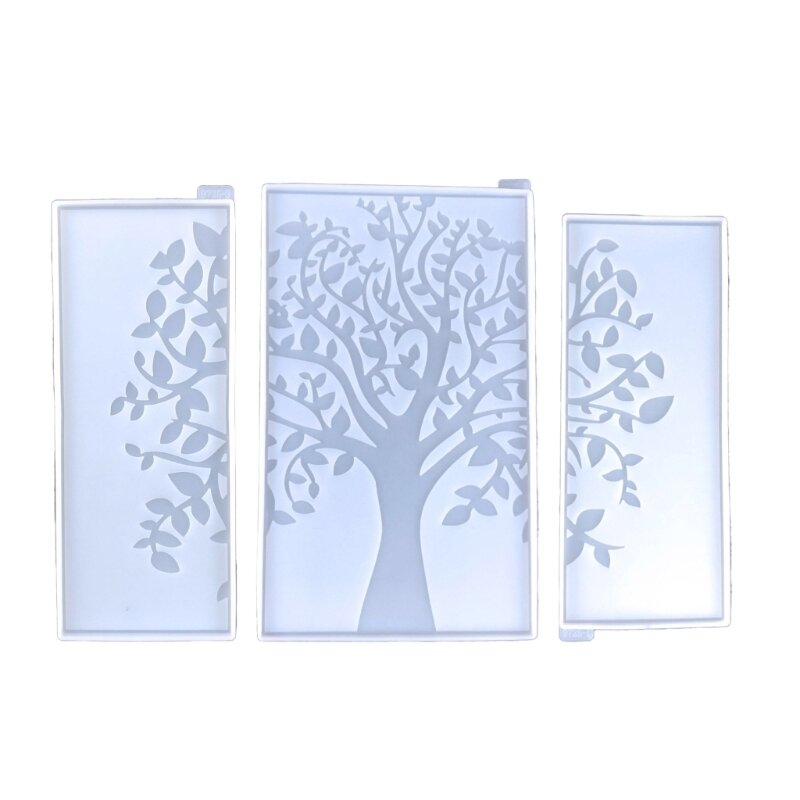 Life Tree Shaped Mould Versatile Wall Hangings Silicone Mold Jewelry Making Tool F19D