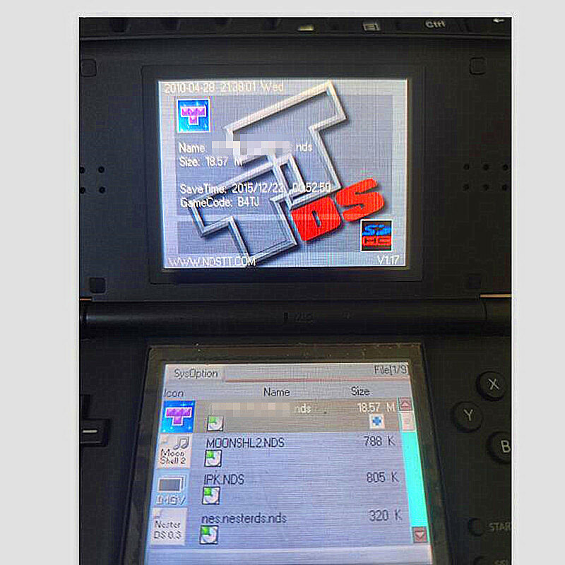 DSTT works on DS Lite and DS