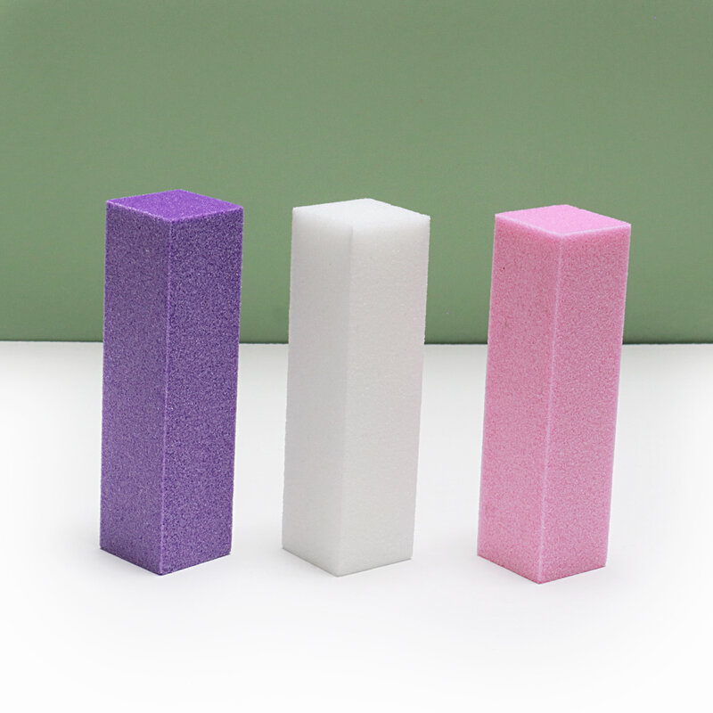 5/10 pièces tampons à ongles à grain fin bloc de ponçage polisseuse lime de polissage pour acrylique Nail Art outils de manucure