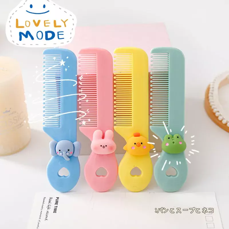 1Pc Mini Schattige Cartoon Haarborstel Voor Baby Meisje Kleine Koreaanse Mode Mooie Baby Kam Baby Haaraccessoires Goedkope Spullen