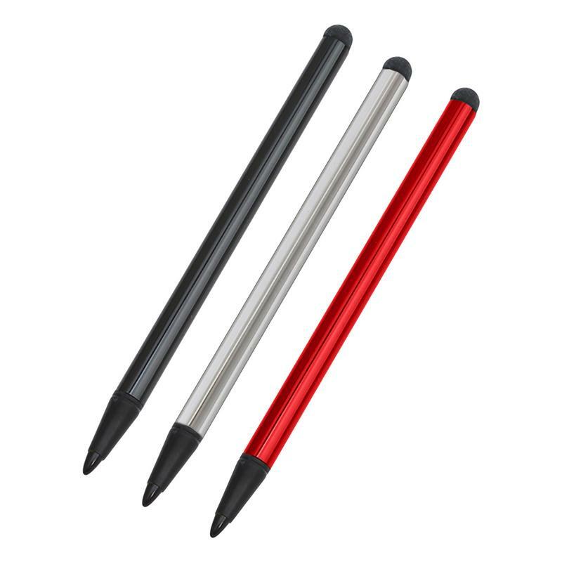 Universal Smartphone Stylus Pen, Telefone e Tablet Touch Screen Pen, Fit para iPhone, iPad, Samsung, PC, Desenho Pen, 3pcs