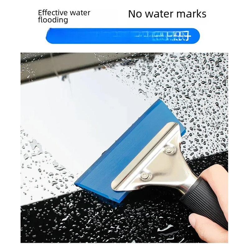 Strumento per l'applicazione di pellicole per auto striscia raschiante raschietto in acciaio Non dannoso spremitura dell'acqua adesivo da parete per tendine pellicola pubblicitaria in vetro