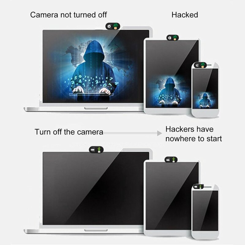 Cubierta protectora para lente de teléfono, pegatina protectora para cámara web, cubierta de privacidad para ordenador portátil, 6 piezas