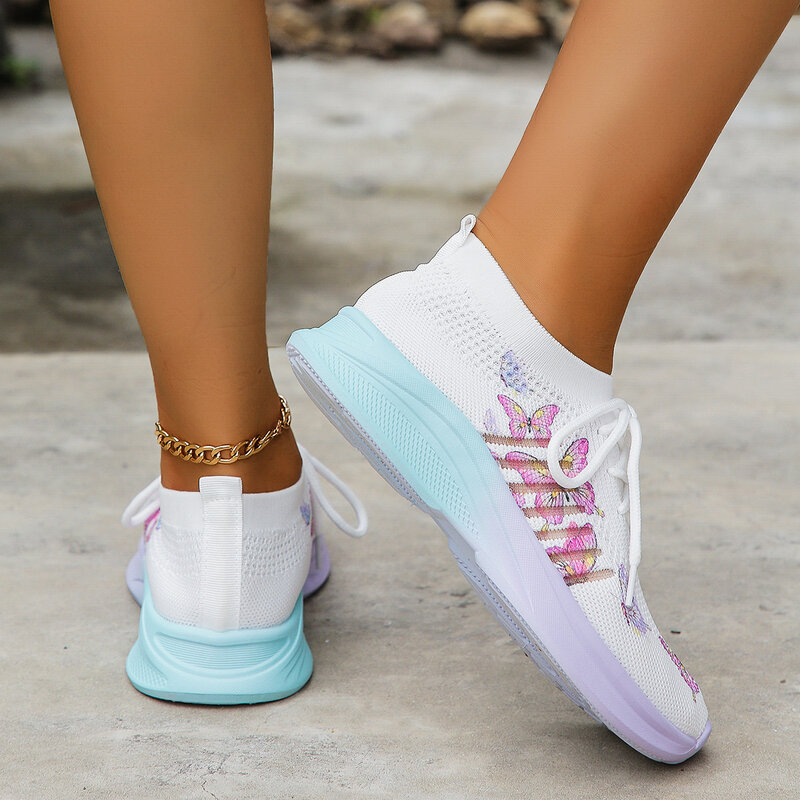 2024 Women's shoes Summer new fashion breathable shoes Comfortable sports shoes casual plus-size women's shoes