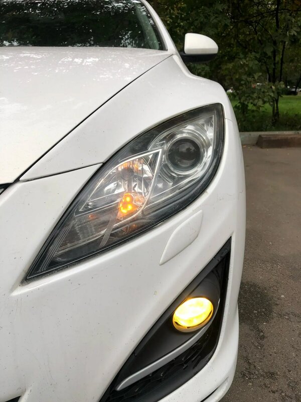 Противотуманные фары для Mazda 2, 3, 6, 5, лампы для заднего бампера, светодиодсветодиодный галогенные лампы для переднего бампера, запчасти для фар