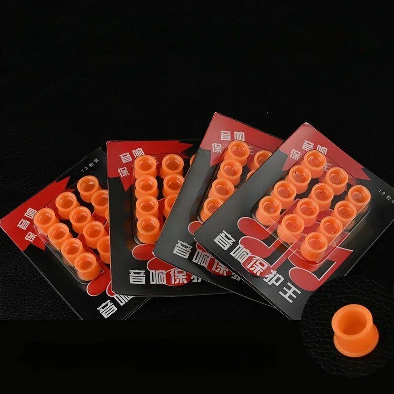 12pcs RCA Dust Caps  Female Protector Wear-Resistant  Proof Cover Prevent  Jacks From Duse & Oxidation