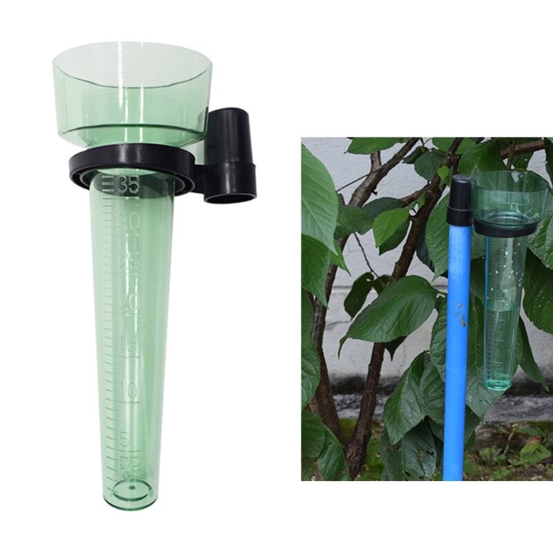 庭の雨量計屋外の庭のためのプラスチック挿入雨量計装置