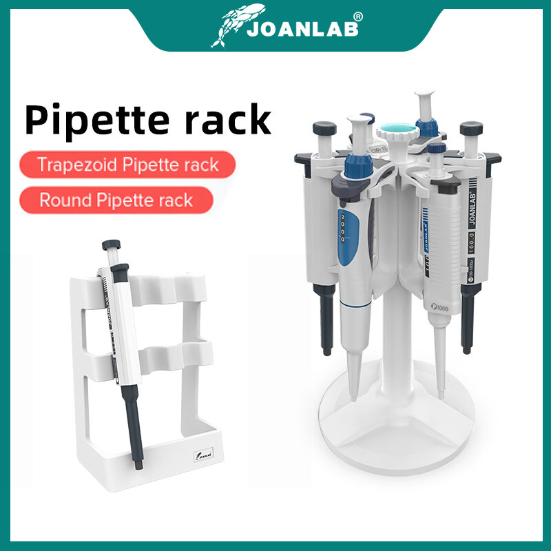 JOANLAB-support pour pipettes de laboratoire officiel, support trapézoïdal et support rond pour pipettes de laboratoire réglables