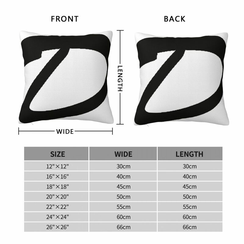 Clementine Logo Square Pillow Case for Sofa Throw Pillow