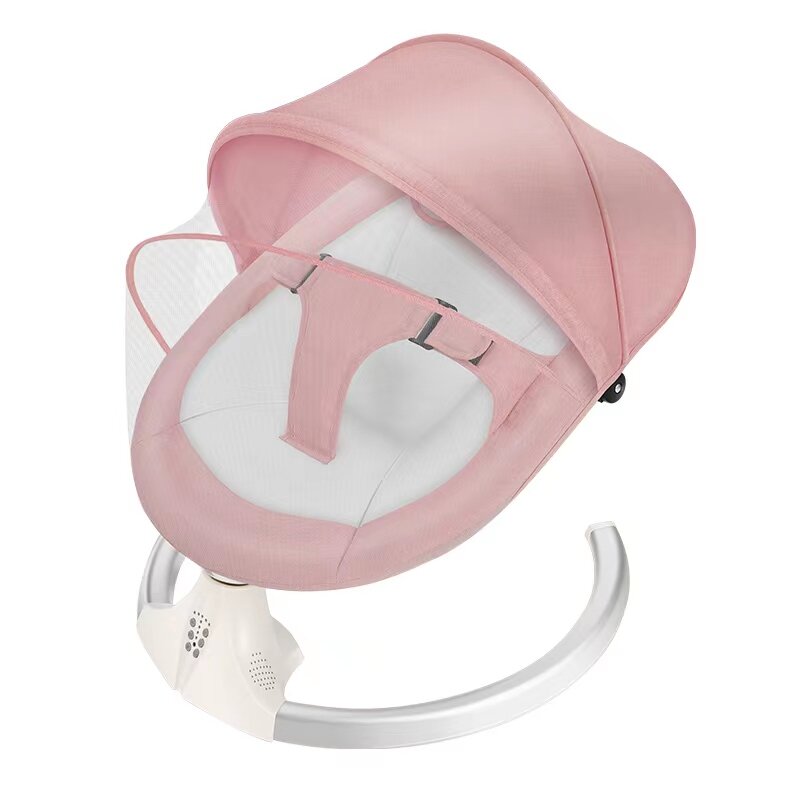 Berceau à bascule électrique intelligent pour bébé avec musique, berceau pratique, lit de couchage pour bébé, meilleure vente
