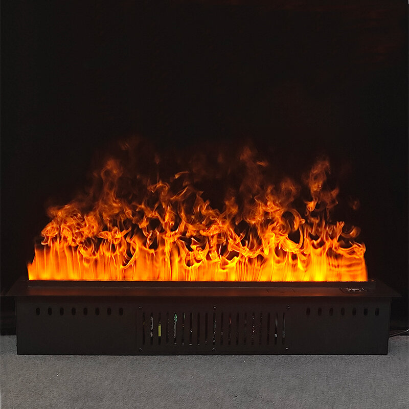 埋め込み式電子3D水暖炉、シミュレートされた炎、環境に優しい