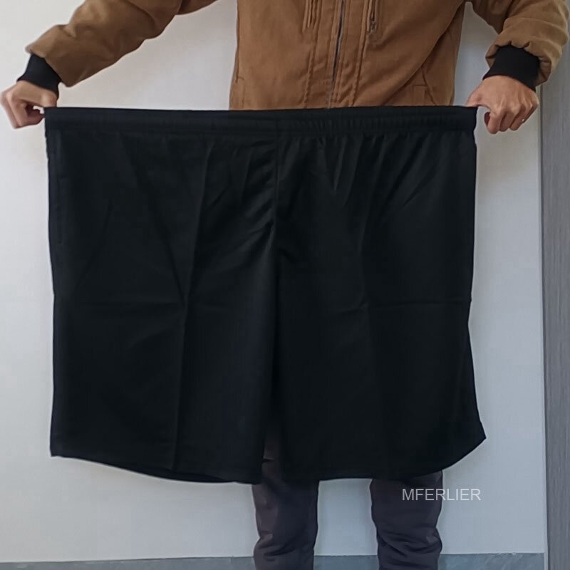 Mferlier verão shorts men tamanho grande 5xl 6xl 7xl 145kg na altura do joelho shorts