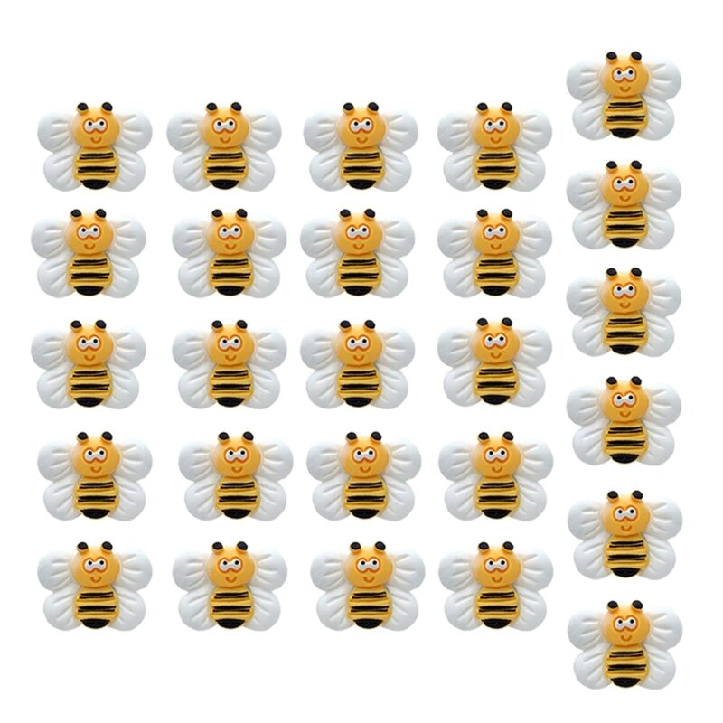 25x śliczne pszczoły pinezki szpilki tablica ogłoszeń szpilki do rysowania szkolne materiały biurowe na zdjęcie notatka Memo