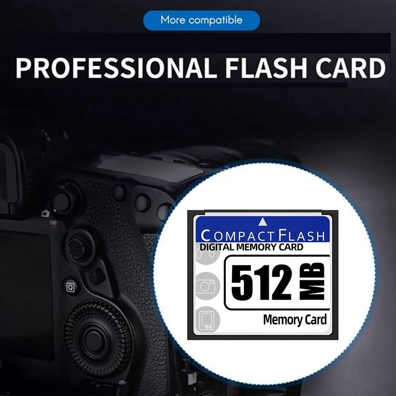 Cartão de memória Compact Flash para câmera, máquina publicitária, 64MB