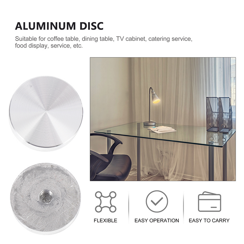 4 шт., алюминиевые круглые аксессуары для стола