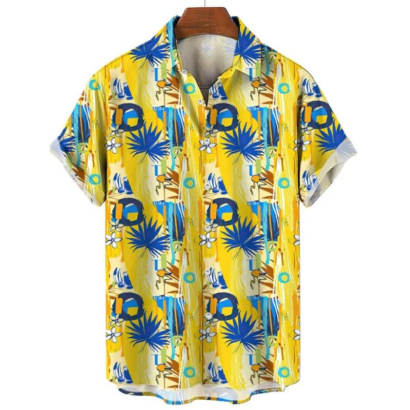 Camisas havaianas de manga curta masculina, estampas 3D, gráficos tucanos, moda verão, estilo havaiano, camisas unissex de Abalone, 2024