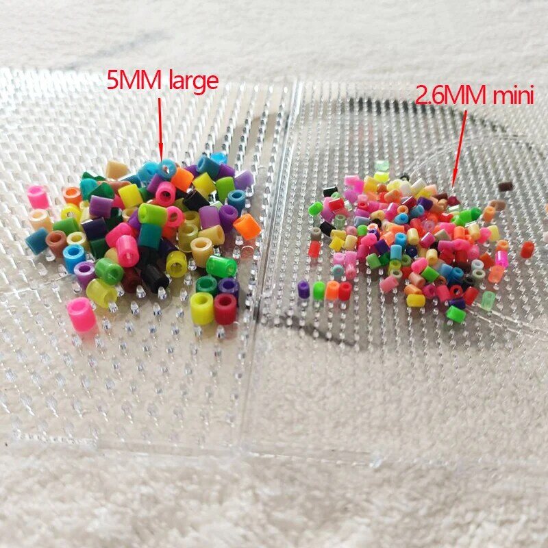400 pz/borsa 5mm Hama Beads Puzzle Perlen perline di ferro fai da te Perler Fuse Bead Intelligence giocattoli educativi perline di mosaico termico
