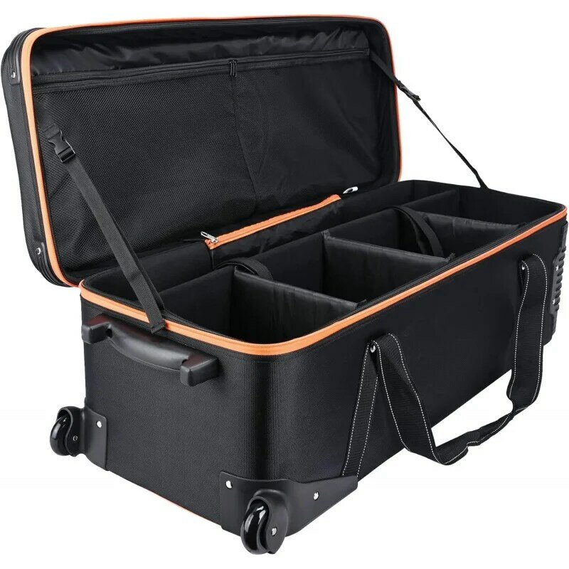Rolling Camera Bag para Foto e Vídeo Gear, Studio Equipment Trolley Case, carregando rodas, 39.4 "x 14.6" x 13"