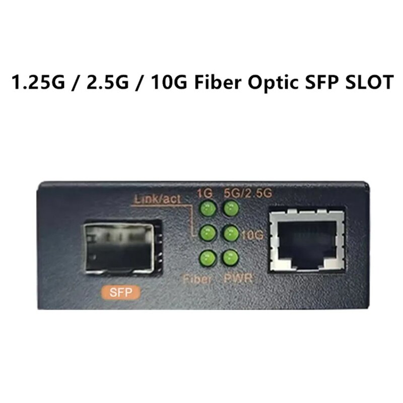 1.25G/2.5G/10G 10G Glasvezel Transceiver Rj45 Slot Sfp Transceiver Ethernet Switch Fiber Optic Sfp