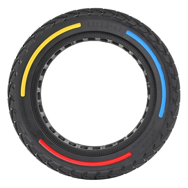 9.5Inch 9.5X2-6.1 Solid Tire Electric Scooter Wear-Resistant Off-Road Tyres For M365 Electric Scooter Spare Parts Parts