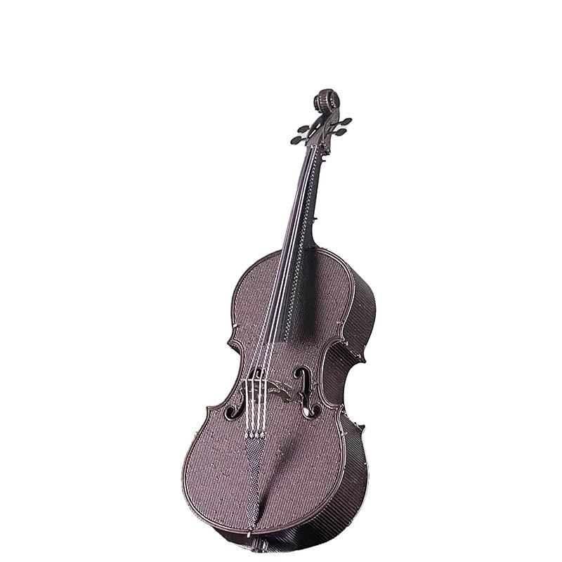 Metal head Bass violoncello All-Metal in acciaio inossidabile modello di assemblaggio fai da te giocattolo Puzzle tridimensionale in metallo senza colla