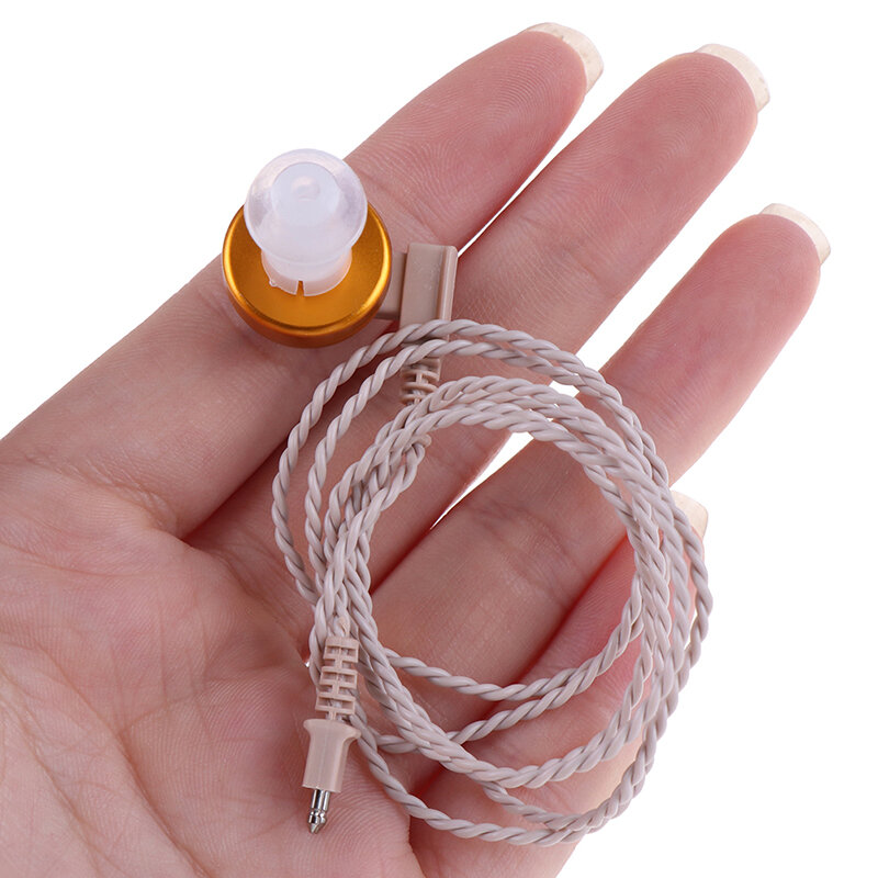 Hearing Aid Unilateral Cord Wire+BTE Hearing Aid Receiver Amplifier Speaker