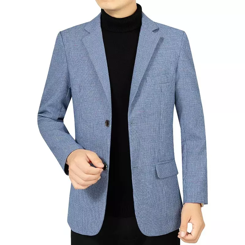 Männer solide formelle Kleidung Business Casual Blazer Jacken hochwertige Anzüge Mäntel neue Spring Man Blazer Slim Fit Jacken Größe 4xl