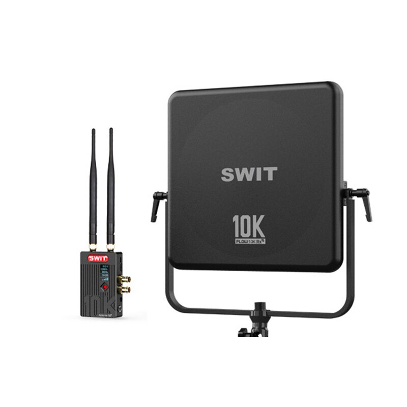 Sistema de transmisión de vídeo inalámbrico SWIT FLOW10K, SDI y HDMI, 10000ft/3km, transmisor Multicast - 1 a receptores ilimitados