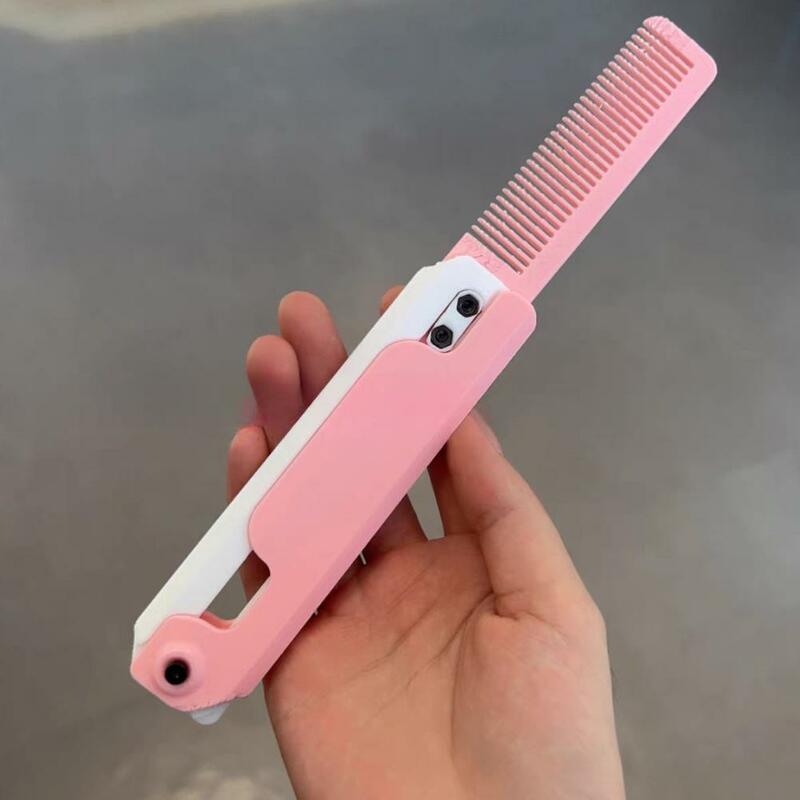 3D Straight Jump Gravity Comb Mini Model Student Prize Pendant Decompression Toy Gift For Girls