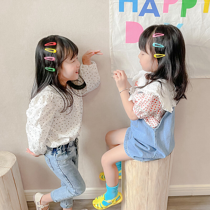 2022 Star Geometric Metal Mini Hairpins Set Baby Girls Children Kids Hair Clips BB Pins Barrettes Accessories Hairclip Headdress
