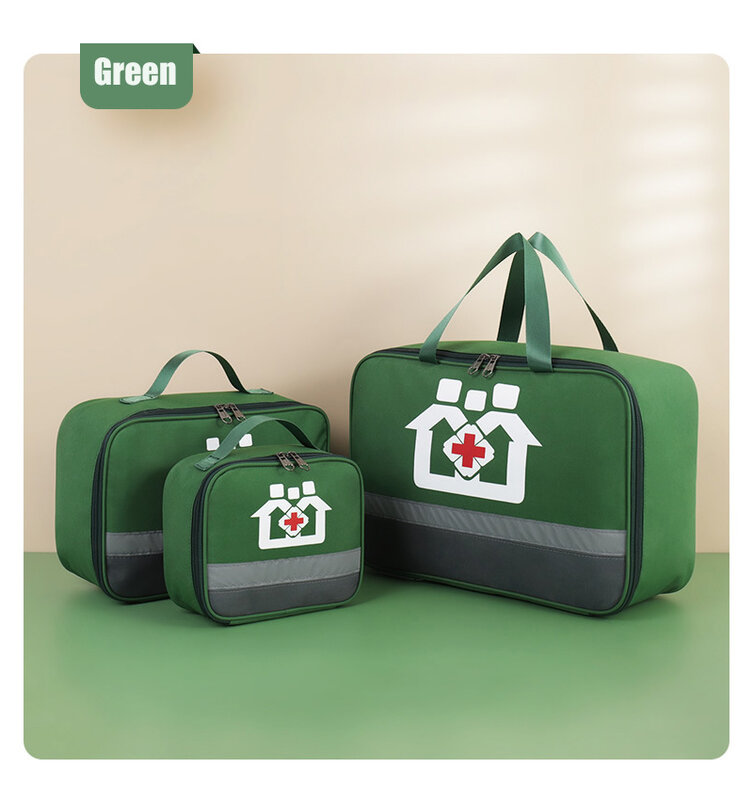 Portátil Outdoor Medicine Storage Bag Kit de primeiros socorros Kits de emergência médica Organizador da pílula, Sobrevivência Cápsulas Bags, Casa