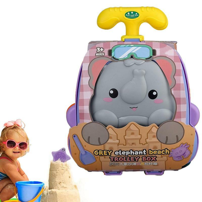 Portable Beach Sand Toy Set para crianças, carrinho, jogos ao ar livre, brinquedos de praia, presente para crianças, crianças, meninos, meninas, verão