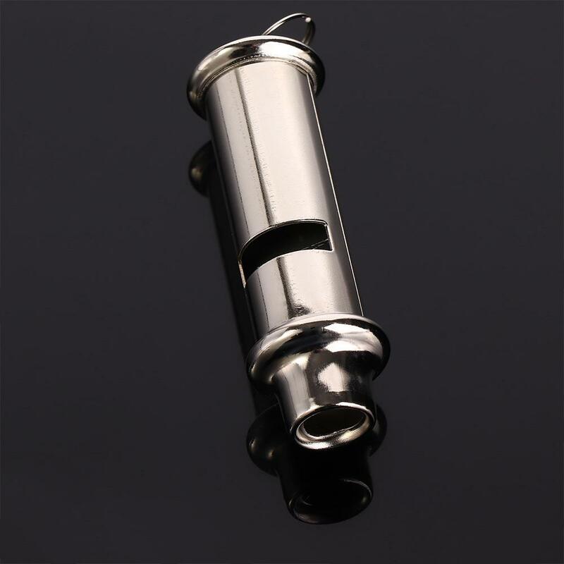 New Arrival Silver Metal Whistle with Neck Chain English London For Police Bobby Judge Security