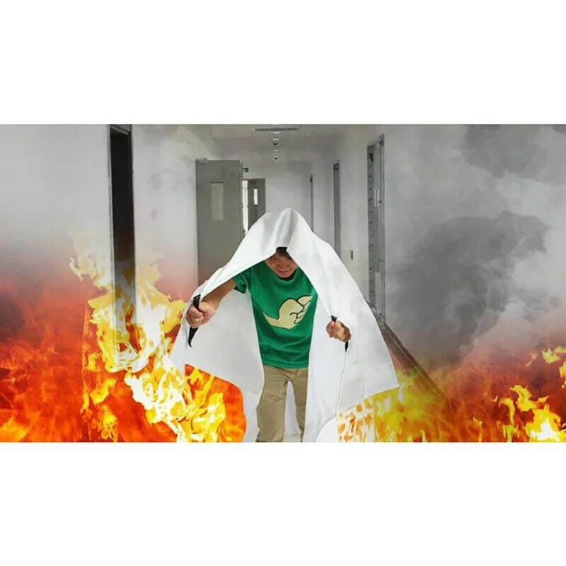 VITCOCO koc gaśniczy ognioodporne koc z włókna szklanego ogień sprzęt bojowy ratownictwo awaryjne ucieczka kuchnia gospodarstwa domowego