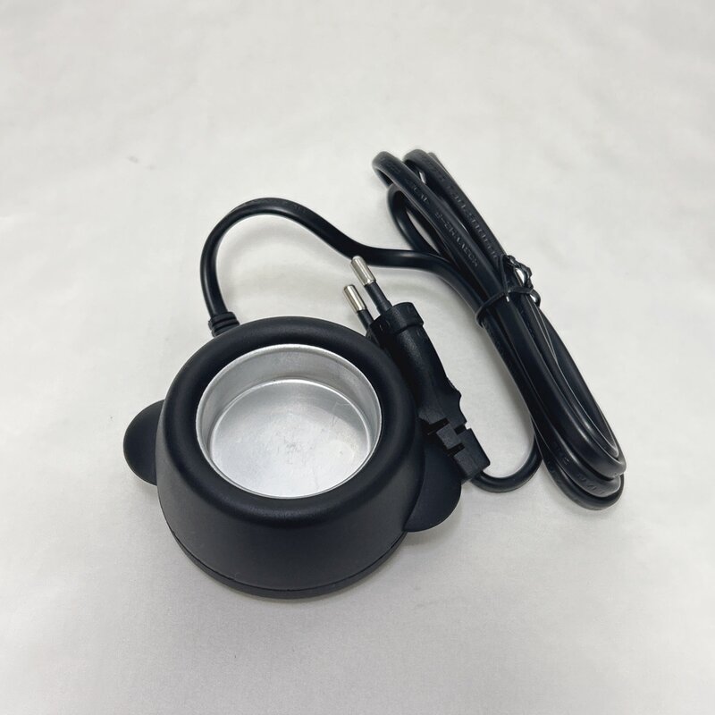 Black Mini Glue Pot Warmer Melts Electric Heater Wax bar Sticks Beads Melting seal Glue Furnace Tool Stove And Italian Keratin