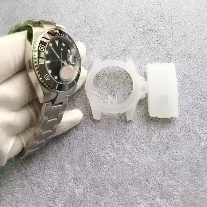 Relógio mecânico automático Sapphire Crystal para homens, Relógios de pulso em cerâmica, aço inoxidável, Top V3, Ásia ETA2813, 50m à prova d'água