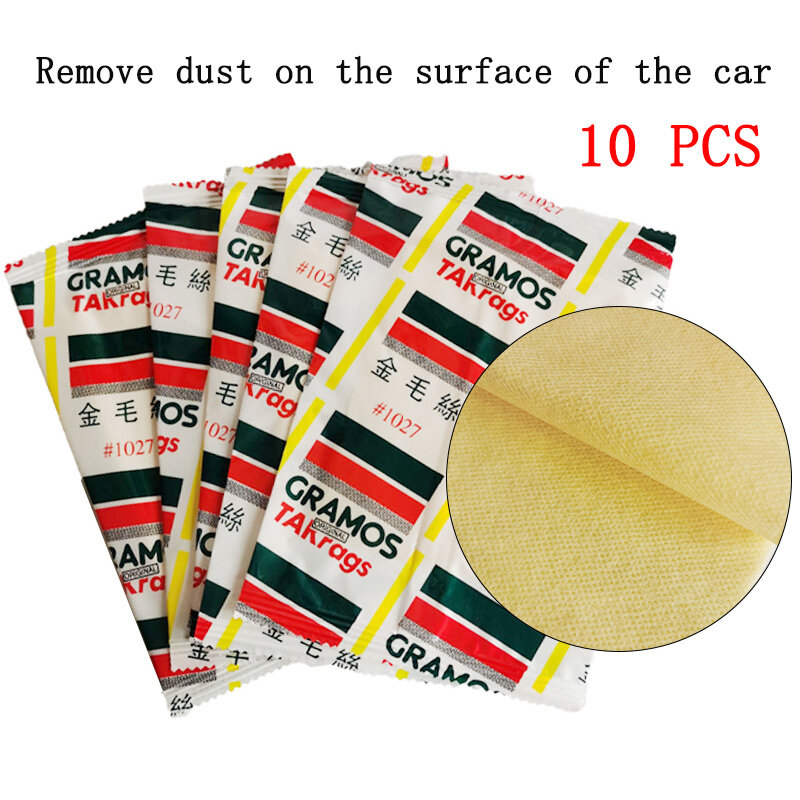 10 Stück 31*23cm Farbe klebriges Staub tuch Reinigungs tuch zum Entfernen von Oberflächen staub vor dem Auto lackieren